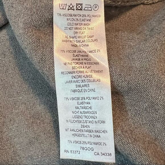 3 for $30! French connection grey turtle neck sweater - Picture 7 of 11